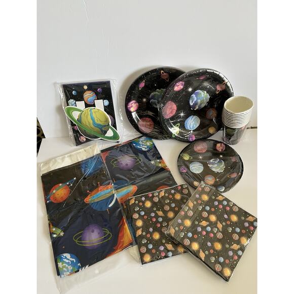 Cosmos space Birthday Party Supplies Decorations - Picture 1 of 2